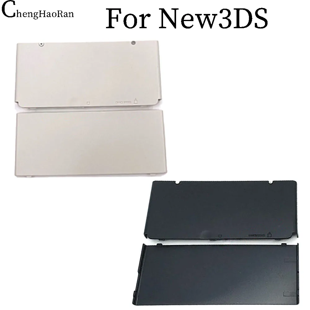 ChengHaoRan 1PC Für Schwarz Und Weiß NEW3DS Spiel Fall Neue Kleine Drei Oben Und Unten Abdeckung Neue 3DS ersatz Fall Image