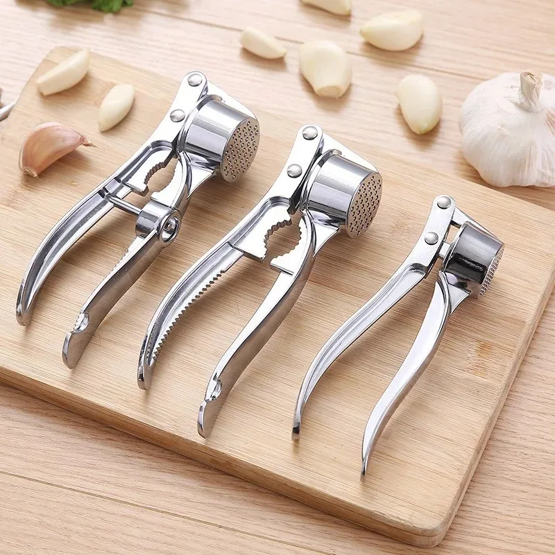 Knoblauch Brecher Manuelle Knoblauch Beater Zink-legierung Knoblauch Brecher Edelstahl Clip Küche Schleifen Gadgets Küche Zubehör