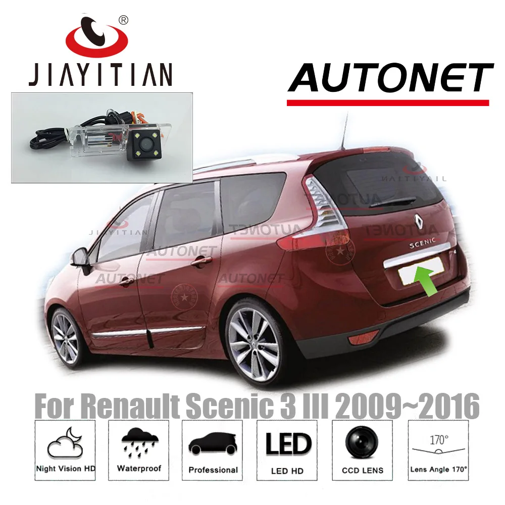 JIAYITIAN Rück Kamera Für Renault Scenic 3 III 2009 ~ 2016/Parkplatz kamera backup Kamera/Nachtsicht/CCD/Lizenz Platte kamera Image