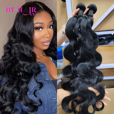 12A Brazilian Body Wave Bundles 100% Raw Human Hair Body Wave Natural Black 3 4 Bundles Human Hair