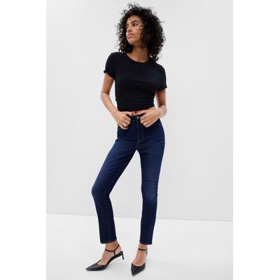 Gap Womens Dark Wash Blue High Waisted Classic Jeggings - Dark Wash Blue