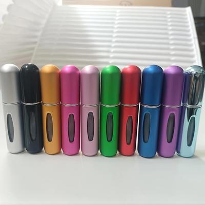 TEMU 10pcs/5ml Mini Perfume Bottles, Sub Colored Metal, Portable Travel Package