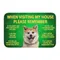 Please Remember Akita Inu Dogs House Rules Doormat Mat Anti-Slip Kitchen Bathroom Toilet Living Room