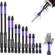 6/12 pezzi punte per cacciavite magnetiche punte per impatto Phillips antiscivolo antiurto punte in acciaio legato con codolo esagonale adatte per utensili elettrici