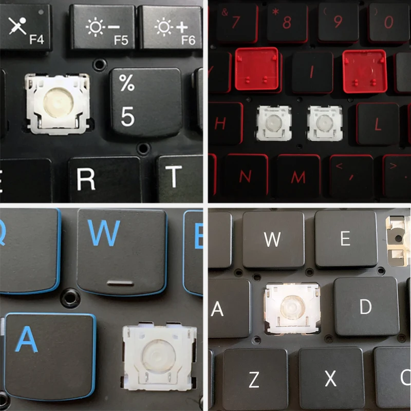 Ersetzen Fehlende Keycap Scissor Clip Scharnier Air kissen Gummi Pad Taste Für Thinkpad Lenovo HP Acer Asus Dell Laptop Tastatur