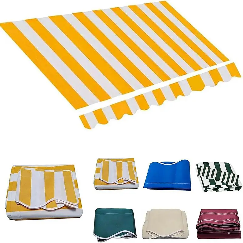 Ausziehbarer Ersatz für Markisenstoff (nur Stoff), Ersatz für Gartenmarkise, obere Abdeckung aus Stoff, Sonnenschutz für den Außenbereich, Markise Image