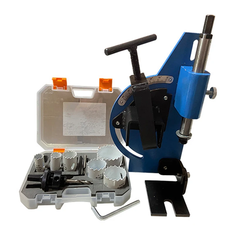 Rohr Einstechen Maschine Ausklinken Maschine Präzision Rohr Schneiden Maschine Bohren Maschine Hilfs Werkzeuge Winkel Einstellbar Image