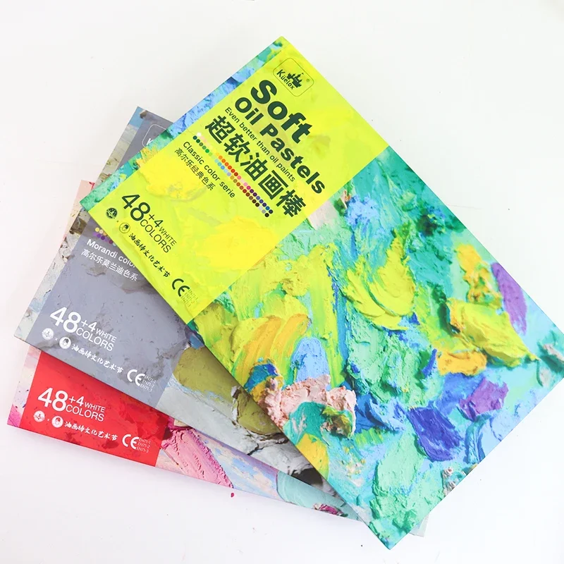 Kuelox profession elle schwere Farbe Öl Pastell Zeichnung Malerei weiches Öl Pastell für Kunstschule Briefpapier liefert Buntstift Image