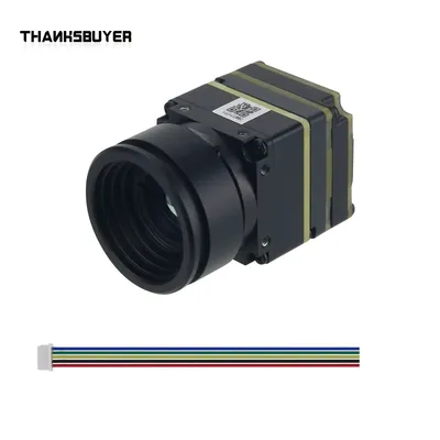 JS 640X512 384X288 256X192 9.1MM Lens Thermal Imager for FPV Drones with CVBS Interface Longwave IR 12um Micro Camera Module