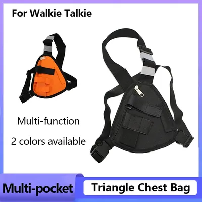 Radio Chest Harness Tactical Vest Nylon Vest Chest Rig Pack Bag Pouch Holster Walkie Talkie For Baofeng BF-888S UV-5R Quansheng