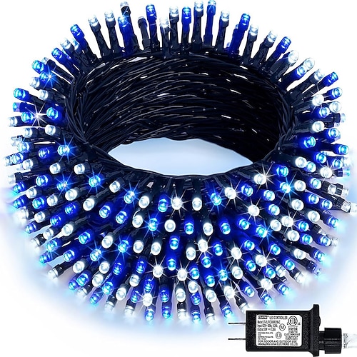 Niederspannungssicherheit 8-Funktionen Lichterkette Halloween Erntedankfest Hochzeit Innen- und Außendekoration 10 Meter 100 Lichter 20 Meter 200 Lichter 30 Meter 300 Lichtbaumdekoration Image