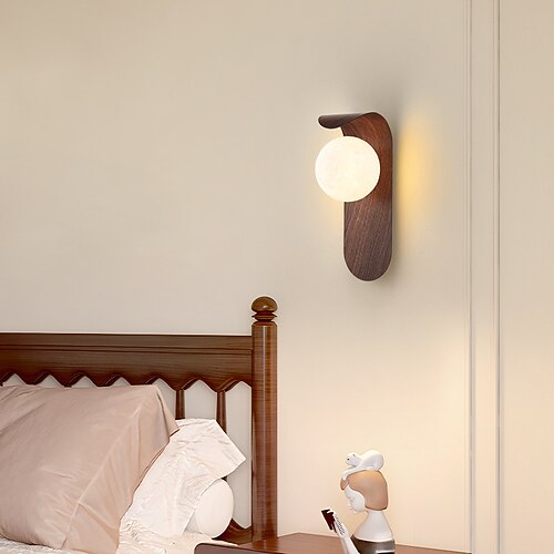 LED-Innenwandleuchten, warmweiß, 13 cm, Vintage-Glas-Wandleuchte, G9, moderne Wandleuchte aus der Mitte des Jahrhunderts, rustikale Bauernhaus-Wandlampe, antiker Flur, Deckenleuchte für Schlafzimmer, Image