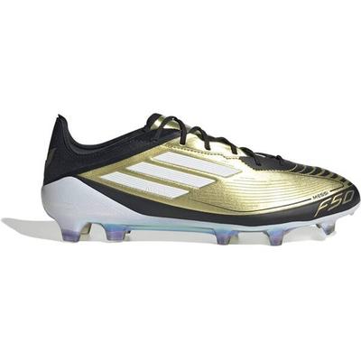 ADIDAS Herren Fussball-Rasenschuhe Messi F50 Elite FG, Größe 44 in GOLDMT/FTWWHT/CBLACK