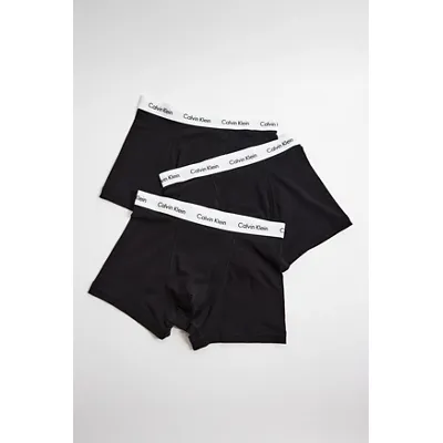 Calvin Klein Boxer Trunks 3-Pack - Black S at Urban Outfitters
