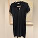 Burberry Dresses | Burberry Women’s Polo T-Shirt Dress. Size Xs Black W/ Check Collar | Color: Black/Tan | Size: Xs