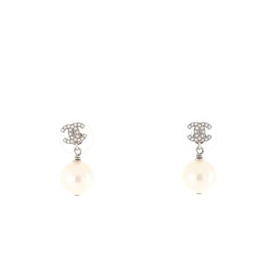 Chanel Earring: White Jewelry