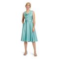 Cocktailkleid VERA MONT "Vera Mont Damen Cocktailkleid mit Wasserfallausschnitt", Damen, Gr. 36, Normalgrößen, grün (strong mint), Satin, Obermaterial: 100% Polyester. Futter: 100% Polyester., feminin, ausgestellt kurz, Wasserfallausschnitt, ohne...