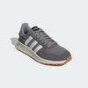Sneaker ADIDAS SPORTSWEAR "RUN 84", Gr. 43, grau (ch solid grau, cloud weiß, matte silber), Textil, Leder, Synthetik, sportlich, Schuhe, inspiriert vom Design des adidas LA Trainer