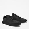 Sneaker TIMBERLAND "SENECA BAY LOW LACE UP SNEAKER", Gr. 45, schwarz (jet schwarz), Leder, sportlich, Schuhe, aus Leder