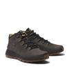 Schnürboots TIMBERLAND "SPRINT TREKKERMID LACE UP SNEAKER", Gr. 47,5, grau (castlerock), Leder, Synthetik, sportlich, Schuhe, Winterschuhe, Sneakerboots, Winterboots
