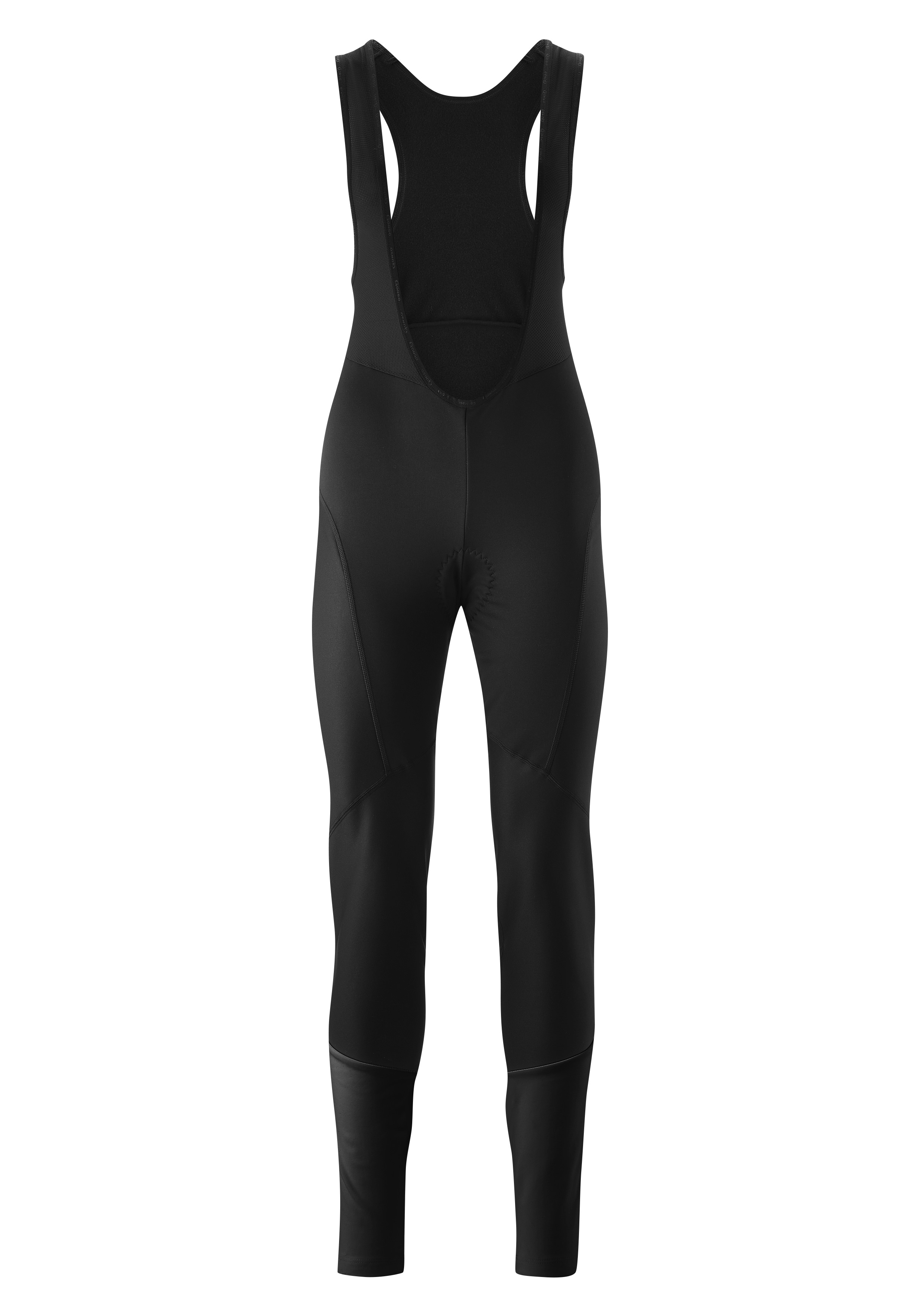 Fahrradhose GONSO "Essential Bib Tight Softshell W", Damen, Gr. 42, Normalgrößen, schwarz, 100% Polyester, Hosen, Damen Radhose mit Trägern und Sitzpolster Image