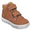 Klettboot PEPINO BY RICOSTA "Alex WMS: normal", Kinder, Gr. 21, braun (curryfarben), Leder, casual, Schuhe, Winterboots, Babyschuh, Kindergartenschuh mit Warmfutter