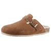 Clog BIO LIFE "Esc", Damen, Gr. 38, braun, Veloursleder, unifarben, klassisch, Schuhe, Hausschuh, Schlappen, Homeslipper mit Warmfutter