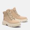 Schnürboots TIMBERLAND "GREYFIELD MID LACE UP BOOT", Gr. 38,5, beige (light beige nubuck), Leder, sportlich, Schuhe, Winterstiefel, Schnürstiefel, Winterschuhe