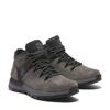 Schnürboots TIMBERLAND "SPRINT TREKKER MID LACE UP WATERPROOF SNEAKER", Gr. 43,5, grau (medium grau nubuck), Synthetik, Leder, sportlich, Schuhe, Winterstiefel, Schnürstiefel, Winterschuhe, wasserdicht
