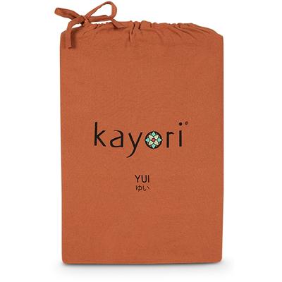 Spannbettlaken KAYORI "Nagano", braun, B:90cm L:220cm, Flanell, Obermaterial: 100% Baumwolle, Laken, 100% Baumwolle-Flanell Image