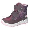 Klettstiefel RICOSTA "Gisa WMS: normal", Kinder, Gr. 26, lila (beerenfarben), Textil, Lederimitat, Glitzer, casual, Schuhe, Kindergartenschuh, Winterstiefel mit wasserdichter Sympatex Membran