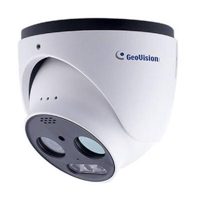 GEOVISION 5MP IR Thermal & Optical IR Fixed Eyeball Dome IP Camera with 4mm Lens GV-TMEB5800