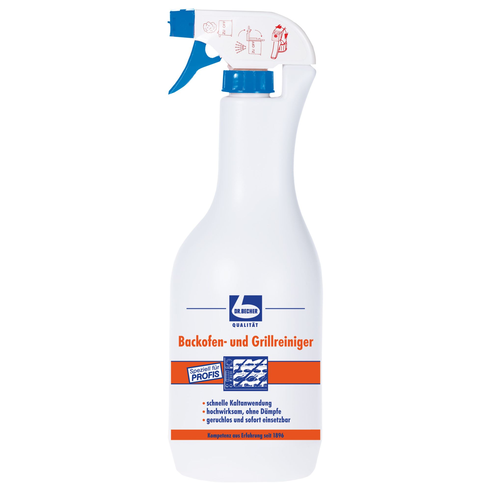 Dottore Forno a becher e detergente per grill 1 l Set combinato