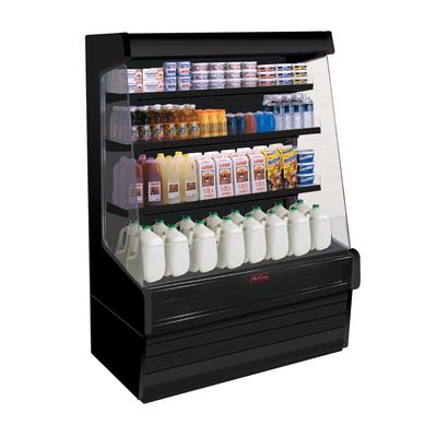 Howard-McCray SC-OD30E-5-SL-B 63" Vertical Open Air Cooler w/ 4 Levels, 115/208-230v, Black