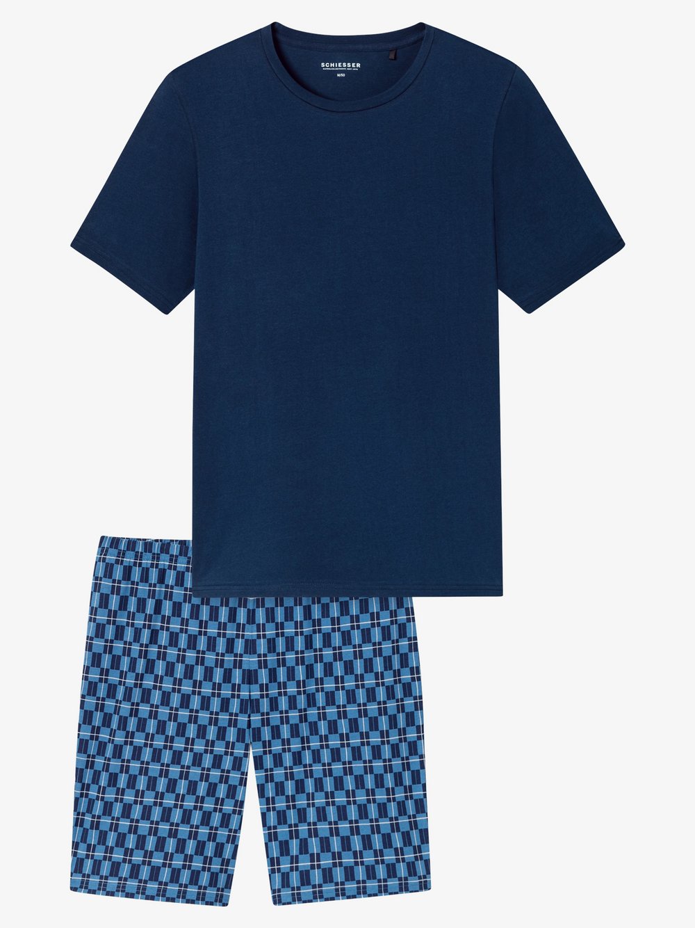 Schiesser Pyjama Herren marine, 50 Image