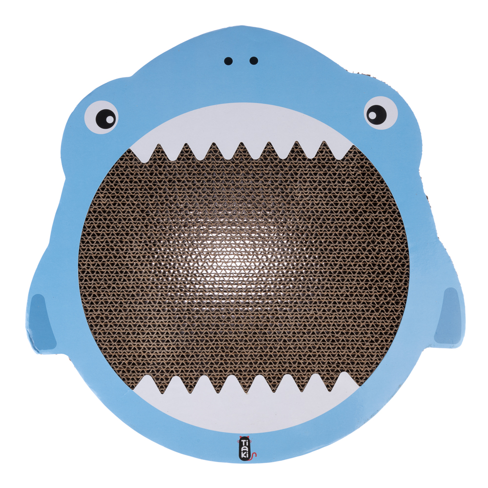 Tavoletta tiragraffi TIAKI Shark Jaws - L 35 x P 37 x H 2,5 cm