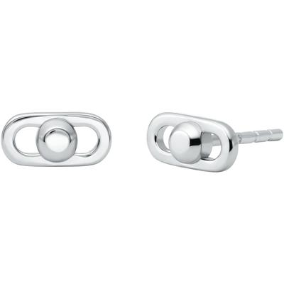 Paar Ohrstecker MICHAEL KORS "Schmuck Silber 925 Ohrringe Astor Link, MKC173900040, MKC173900710", silber (silberfarben)