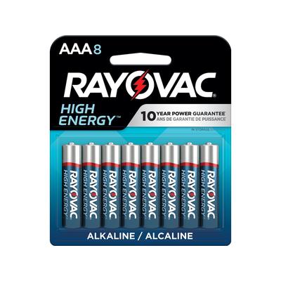 Rayovac High Energy Battery AAA 1.5 Volt Alkaline SKU - 408618