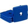 Relaxdays, Blu Mattonelle di Ghiaccio Mini, 4, Siberini per Borsa Termica & Lunch Box, PVC, Gel,