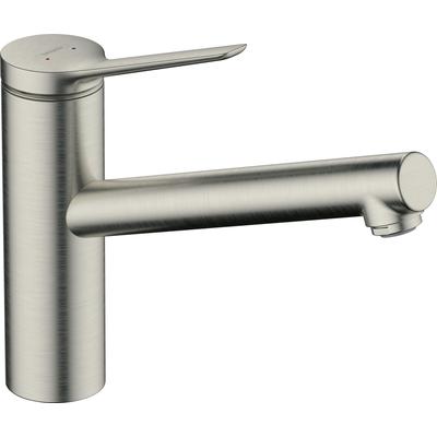 Küchenarmatur HANSGROHE "Zesis M33", silber (edelstahl finish), H:214cm T:26,2cm, Armaturen, 150 1 Strahlart