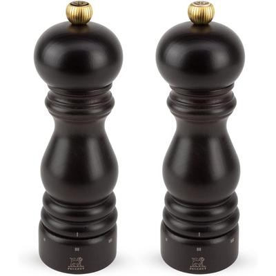 Peugeot 2/23461 Paris U'Select 7 Inch Salt and Pepper Mill Set, Chocolate