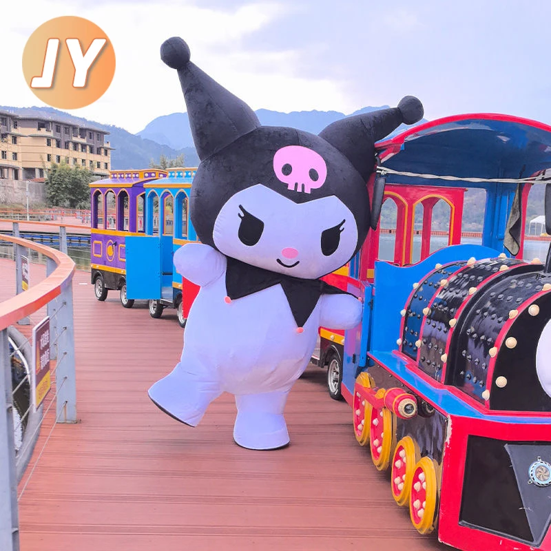 Aufblasbares Kuromi-Maskottchen-Kostüm, Anzug, süßer Hund, Cosplay, Party, pelzig, Karneval, Halloween, Weihnachten, Ostern, Erwachsene, Kostüme, Geburtstagsgeschenk Image