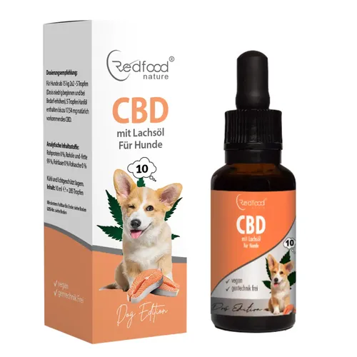 CBD Öl für Hunde mit Lachsöl 10% - 30ml