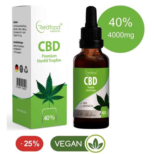 CBD ÖL 40% Vollspektrum Hanf Öl 10ml