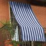 Tenda da Sole per Sormonto 200x290 cm con anelli rinforzati Blu