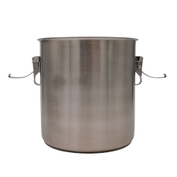 Hovicon Edelstahl Behälter 6 kg mit Befestigungsklammern. CRS-6-V Image
