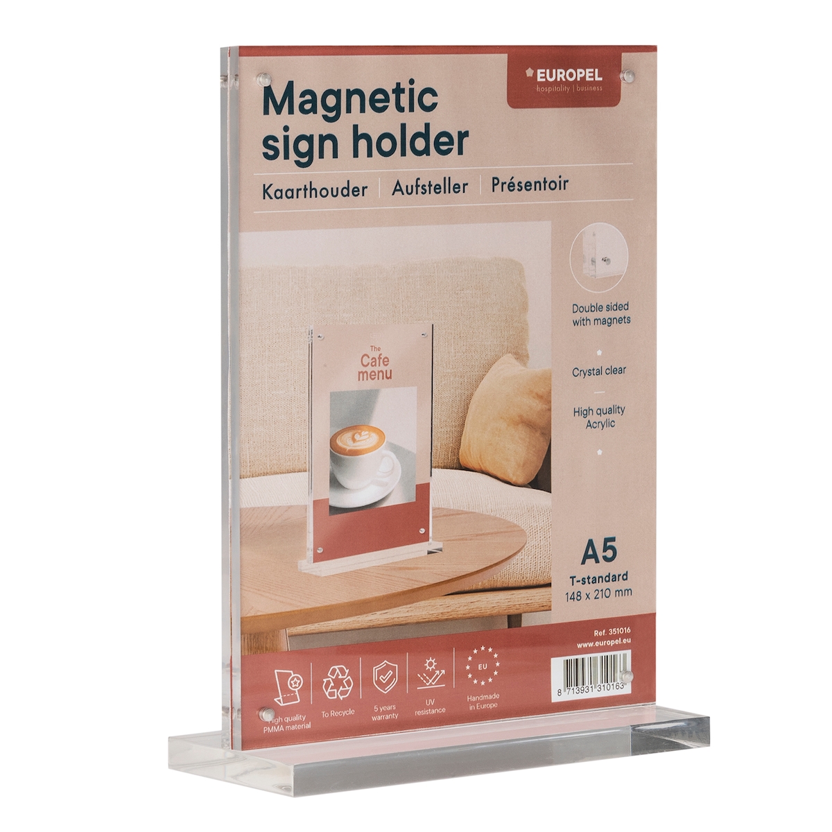 Aufsteller Luxe Europel T-Standard A5, 351016 Image