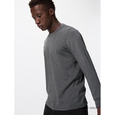 Uniqlo - Heattech Ultra Warm Crew Neck Long Sleeved Thermal Top - Gray - L
