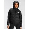 Daunenjacke THE NORTH FACE "HYALITE", Damen, Gr. XL (44/46), schwarz, Obermaterial: 100% Nylon. Füllung: 80% Daunen, 20% Federn, sportlich, Langarm abgesteppt, Jacken, Winterjacke Wasserabweisend & Winddicht & Atmungsaktiv & wärmend