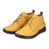 Schnürboots RIEKER, Damen, Gr. 38, gelb, Lederimitat, sportlich, Schuhe, in aktueller Trendfarbe